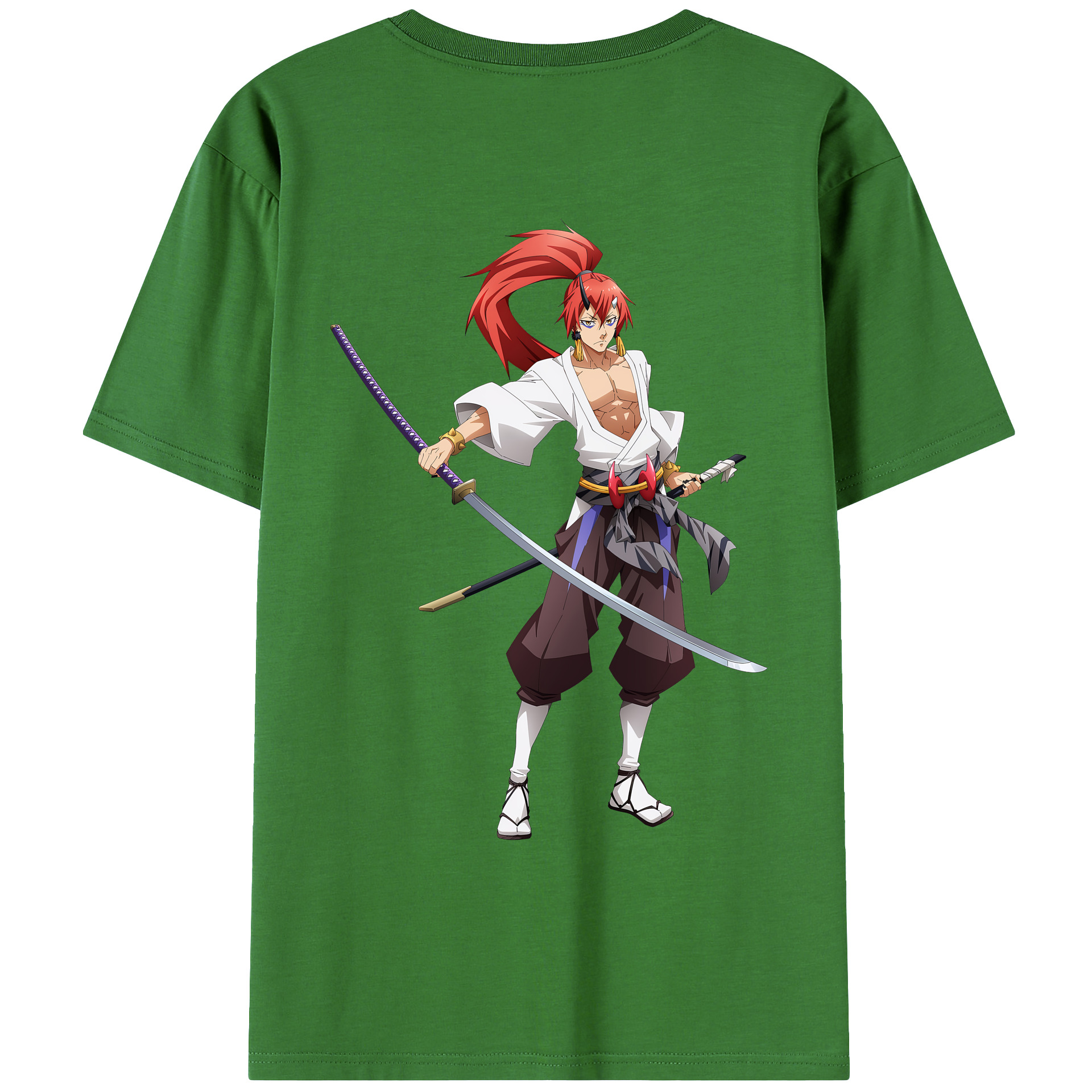 （画像用） 転スラ Regarding Reincarnated to Slime レディース半袖Tシャツ(バックプリント)